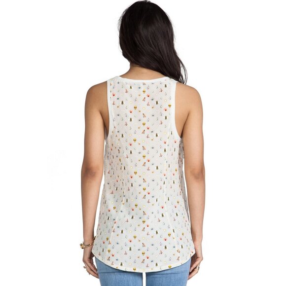 WornOnTV: The Big Bang Theory Joie Rain Mini Bugs Printed Tank in New Moon - Picture 5 of 14